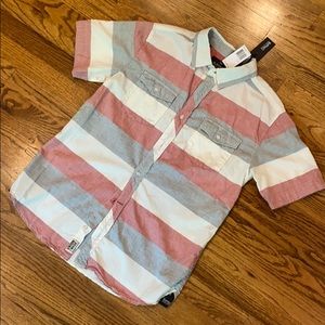 Youth XL Buffalo striped shirt sleeve shirt